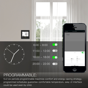 <span class=keywords><strong>MoesGo</strong></span> Thermostat intelligent WiFi et régulateur de température pour le chauffage électrique/le chauffage de l'eau/les chaudières à eau au gaz - Product Image 6