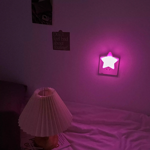 Tiết kiệm năng lượng LED cạnh giường ngủ ánh sáng ban đêm ấm trắng phòng ngủ Plug-in ngủ đèn với điều khiển ánh sáng cảm ứng nhà cung cấp bán buôn - Product Image 1