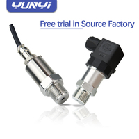 Hochwertiger Yunyi Industrie-Luft-Öl-Wasser-Vakuum-Drucktransmitter Sensor 4-20mA Ausgang 1%FS Genauigkeit SS304 Material Smart