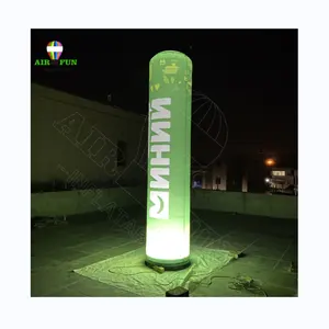 Customized inflatable column inflatable pillar inflatable tower with logos LED lighting pillar