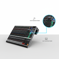 Console de mixage audio professionnelle 18 canaux FX avec 99 effets numériques DSP / Contrôleur DJ / Cartes son de mixage audio