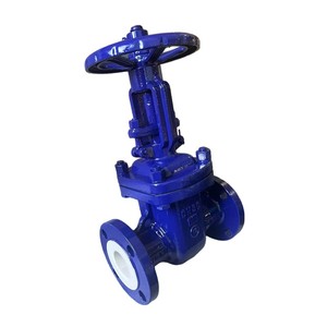 Hot Selling Origina High Efficiency Casting Steel PTFE <b>Sealed</b> Manual Fluorin-lined Gate Valve 1/2 Port Size for Petro-chemical I - Product Image 3