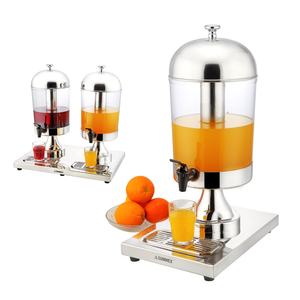 Sunnex Distributeur de jus de fruits classique 8L avec service de buffet en acier inoxydable SAN Container pour restaurant - Product Image 1