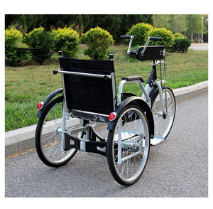 Tricycle pliable à 3 roues en gros, <span class=keywords><strong>fauteuil</strong></span> <span class=keywords><strong>roulant</strong></span> manuel pour personnes handicapées, triciclo à manivelle, <span class=keywords><strong>fauteuil</strong></span> <span class=keywords><strong>roulant</strong></span> manuel à manivelle, tricycles - Product Image 2