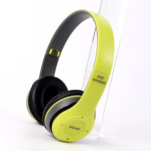 P47 <b>Wireless</b> <b>Bluetooth</b> 5.0 Headphones Stereo Over Ear Foldable Sports Gaming Headset - Product Image 1