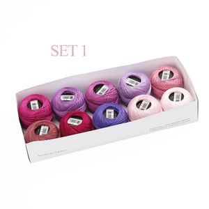 Nuovo 10g egiziano lungo <span class=keywords><strong>in</strong></span> fiocco di cotone n. 8 fai da te a maglia a mano filo per cucire - Product Image 5