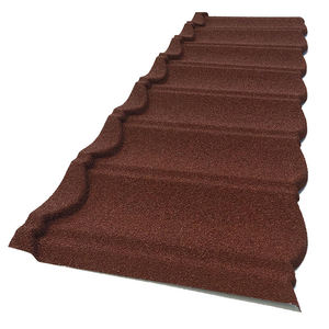 กระเบื้องมุงหลังคาโลหะเคลือบหินแบบดั้งเดิม รูปทรงสี่เหลี่ยม กันน้ำ ป้องกันรังสียูวี ราคาประหยัด สำหรับอพาร์ทเมนต์ โอเว่นส์ - Product Image 2