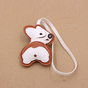 Nouvelle Tendance : Adorable Pendentif de Sac en Cuir PU Imperméable pour Chien, Breloque de Sac Durable et Jolie, Porte-clés Animal, Cadeau Spécial pour les Amoureux des Animaux - Product Image 3