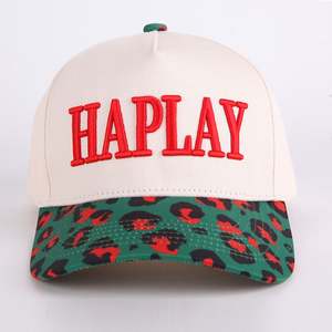 Logo de broderie 3d personnalisé d'usine Casquette de baseball design 5 panneaux imprimés à bord incurvé Fournisseur de casquette de baseball de sport Gorras - Product Image 6