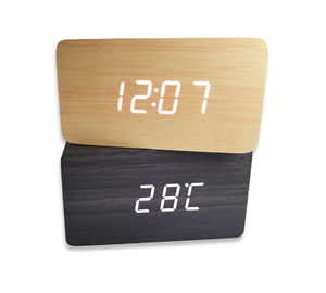Đồng Hồ Báo Thức Bằng Gỗ Kỹ Thuật Số Để Bàn Ban Ngày Màn Hình Lớn Của Nhà Sản Xuất Trung Quốc T549 - Product Image 3