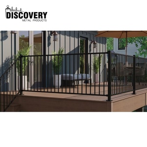 Çin fabrika doğrudan satış özel merdiven ve korkuluk güzel dayanıklı fırçalanmış korkuluk sonrası kolay kurulum dayanıklı korkuluklar - Product Image 4