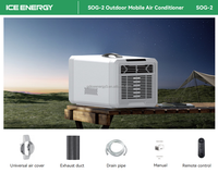 Climatiseur Portable 3000 BTU, Écologique avec Prises US UK UN EU, Rafraîchisseur et Chauffage