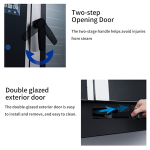 <span class=keywords><strong>Horno</strong></span> <span class=keywords><strong>de</strong></span> <span class=keywords><strong>Vapor</strong></span> Portátil Universal para Panadería y Uso Comercial, Eléctrico <span class=keywords><strong>con</strong></span> Temporizador Digital para Hornear Pan, Frutas y Frutos Secos, 4KW - Product Image 5