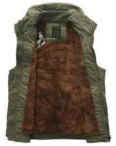 <span class=keywords><strong>Chaleco</strong></span> <span class=keywords><strong>de</strong></span> Algodón Personalizado para Hombre con Forro <span class=keywords><strong>de</strong></span> <span class=keywords><strong>Piel</strong></span> Corto, <span class=keywords><strong>Chaleco</strong></span> <span class=keywords><strong>de</strong></span> Invierno - Product Image 2