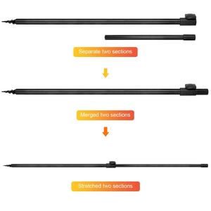 <span class=keywords><strong>Support</strong></span> de <span class=keywords><strong>canne</strong></span> <span class=keywords><strong>à</strong></span> <span class=keywords><strong>pêche</strong></span> en métal, noir, <span class=keywords><strong>carpe</strong></span>, <span class=keywords><strong>Support</strong></span> au sol - Product Image 2