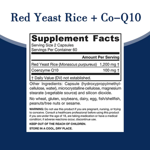 Factory Direct Red Yeast Rice Health Care <b>Supplement</b> Capsules Red Yeast Rice COQ10 Capsules Support Cardiovascular Health - Product Image 2