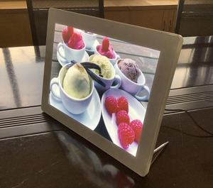 Tablero de soporte de menú de pantalla rectangular LED A4 caja de luz publicitaria decorativa de escritorio para menú de bebidas - Product Image 2