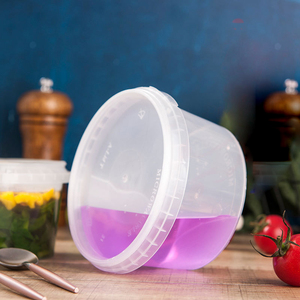 Sản Phẩm Trung Quốc Tùy Chỉnh In Logo Kín Takeaway Nhựa Tròn Pp Deli Soup Bowl Container Thực Phẩm Dùng Một Lần - Product Image 2