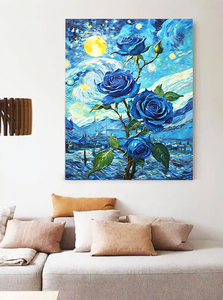 Tự Làm Vòng Đầy Đủ Khoan Kim Cương Bộ Dụng Cụ Nghệ Thuật 5D Đá Quý Nghệ Thuật Màu Xanh Tăng Sơn Kim Cương Cho Nhà Giải Trí Và Tường Trang Trí - Product Image 2