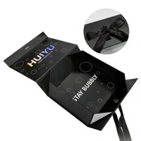 Emballage cadeau en carton magnétique de luxe avec logo personnalisé, recyclable, pelliculage brillant, étiquette privée, boîte à chaussures et vêtements