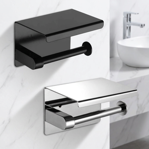 <span class=keywords><strong>Porte</strong></span>-<span class=keywords><strong>papier</strong></span> <span class=keywords><strong>toilette</strong></span> mural en acier inoxydable avec étagère <span class=keywords><strong>de</strong></span> rangement et distributeur <span class=keywords><strong>de</strong></span> mouchoirs pour salle <span class=keywords><strong>de</strong></span> bain moderne - Product Image 1