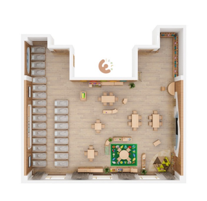 Meubles de classe bon marché en bois pour l'aménagement de la maternelle Eibele, tables et chaises écologiques, ensembles de meubles en bois pour la crèche - Product Image 5