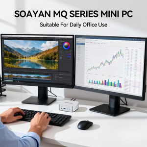 Nuevo Mini <span class=keywords><strong>PC</strong></span> Intel Core Ultra 9 185H con IA, DDR5, Windows 11, Gráficos Arc, Triple Pantalla, WiFi 6, Doble LAN, SSD NVMe, Computadora Empresarial - Product Image 3