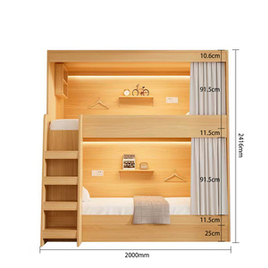 Furnitur sekolah <span class=keywords><strong>hotel</strong></span> furnitur terbaru ruang kapsul tidur pod kapsul kasur hostel tempat tidur - Product Image 4