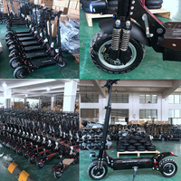 UE EE. UU. Stock 10 pulgadas 2400W Scooter Eléctrico de doble motor e batería elektrikli scooter escooter e Elektro todoterreno para la movilidad 48V