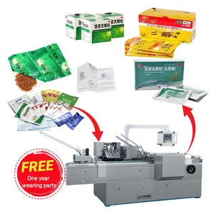 Automatic Feed Aluminum Foil Blister Packs Cartoning Packaging Machine Tablet Pill Box Packing Machine