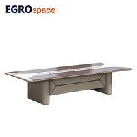 EGROspace Mobilier commercial moderne, table de réunion modulaire pour salle de conseil, table de conférence de bureau