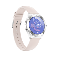 Reloj Inteligente de Moda para Mujer, Pantalla AMOLED de 1.19 Pulgadas, Reloj Inteligente para Mujer con Llamadas Bluetooth, Monitor de Frecuencia Cardíaca, Control Remoto
