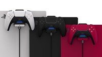 Honcam Chargeur de contrôleur Station de charge Pulse 3D Headset Stand Wall Holer Console Hanger pour Playstation 5 Dualsense