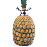 Chicha en plastique OEM en forme d'ananas, tête de chicha arabe, pour fumer en gros