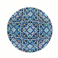 Assiette en papier imprimée jetable de 7/9 pouces avec impression écologique en gros Assiette en papier compostable pour la décoration de fête