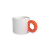 Presse à chaud impression personnalisé à la mode 9oz tasses à café fleur poignée Sublimation tasses en céramique