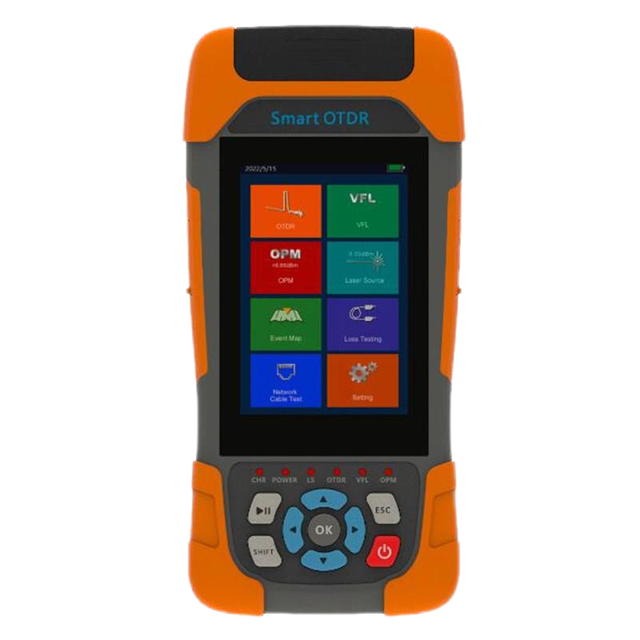 CL-1000D Mini OTDR 1610nm 22dB Multifunction Fiber Optic Reflectometer VFL OPM OLS Event Map RJ45 WiFi TCP GPRS PON SC for FTTH