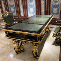 Meubles de bureau de luxe Alibaba, design de table de patron, poste de travail, bureau de style antique français, ensemble table et chaise de bureau