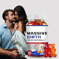 Extracto de Ashwagandha de Alta Calidad, Suplementos en Polvo de Super Raíz y Gomitas para Adultos, Suplemento de Gomitas para el Agrandamiento