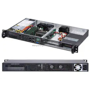 Компактный безвентиляторный встраиваемый сервер Supermicro SYS-5019A-FTN4 <span class=keywords><strong>1U</strong></span> с процессором <span class=keywords><strong>Intel</strong></span> <span class=keywords><strong>Atom</strong></span> C3758 (8 ядер) и 4GbE LAN - Product Image 1