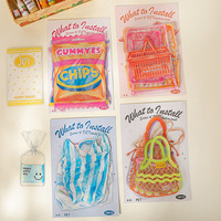 Paquete de 10 Pegatinas Decorativas DIY con Diseño de Canasta de Compras, Serie ¿Qué Serie Es Esta?