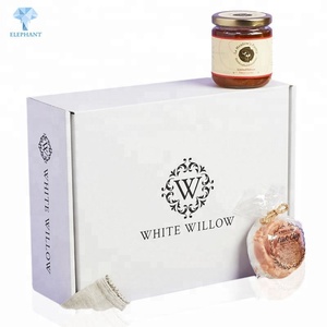 Boîte d'emballage cosmétique pliable blanche avec logo personnalisé en feuille d'or à chaud, vente chaude - Product Image 2