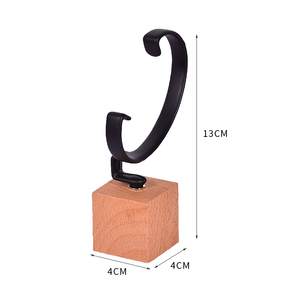 Soporte de exhibición de reloj de material de madera soporte de reloj de círculo C de alta calidad soporte de exhibición de reloj duradero - Product Image 6