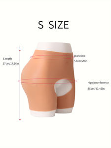 Sexy Vrouw Ondergoed Borst Vorm Afrikaanse Nep Bum Slipje Vrouwelijke Siliconen Butt Panty En Gewatteerde Heup Shaper Siliconen Billen - Product Image 3