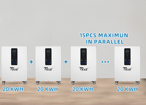 Teze di chuyển tất cả trong một 20kwh năng lượng mặt trời sao lưu pin Lithium-ion 51.2V 400ah cho gia đình - Product Image 5
