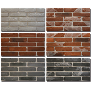 Azulejo de ladrillo rojo antiguo clásico, chapa de ladrillo delgado - Product Image 1