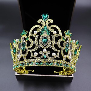 Große Tiara und Krone Braut große <span class=keywords><strong>Taira</strong></span> Hochzeits schmuck - Product Image 1