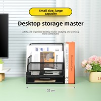 Porte-documents en métal à plusieurs niveaux, support de classement incliné, organiseur de bureau en fer, porte-papiers de bureau