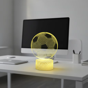 مصباح مكتب حديث بتصميم شرق أوسطي مع إضاءة LED للعيد، تحكم باللمس، إضاءة دافئة، USB، مصنوع من البلاستيك ABS، 7 ألوان RGB، هدية لديكور غرف الأطفال - Product Image 2