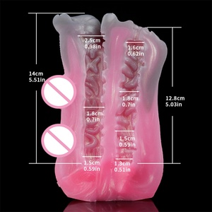 Masturbador Masculino Vaginal de Animales de Fantasía GEEBA, Nuevo Masturbador de Silicona Suave, Estimulador de Pene, Juguete Sexual con Textura Realista - Product Image 4